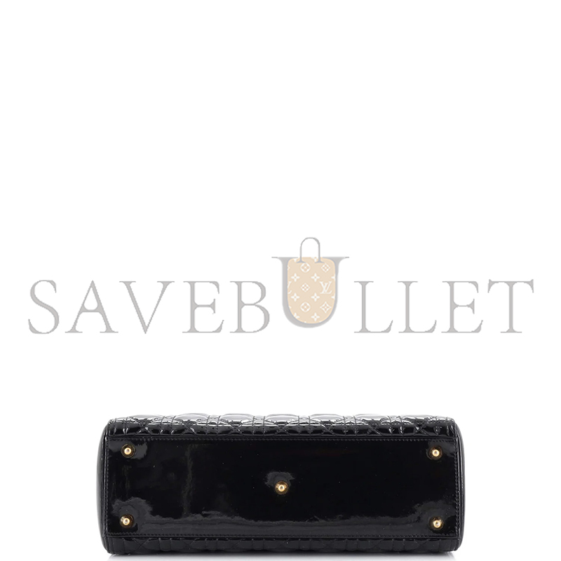 D*or patent cannage large lady D*or black  (32*25*12.1cm)
